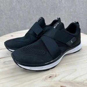 TIEM Slipstream Indoor Spin Cycling Shoes Womens 10 Black Chrome SPD Compatible